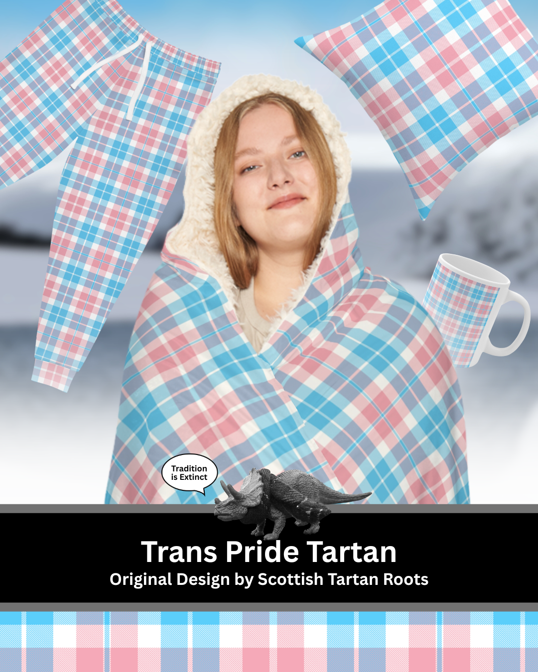 Cosy Tartan Bundle | Trans Pride Tartan