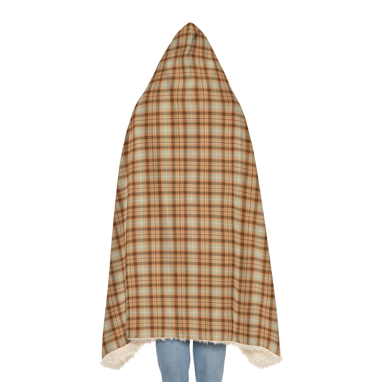 Pumpkin Spiced Latte Tartan | Cosy Hooded Tartan Blanket | Original Fall Design