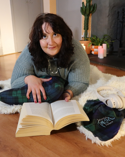 Blackwatch Modern Tartan | Cosy Hooded Tartan Blanket
