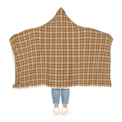 Pumpkin Spiced Latte Tartan | Cosy Hooded Tartan Blanket | Original Fall Design