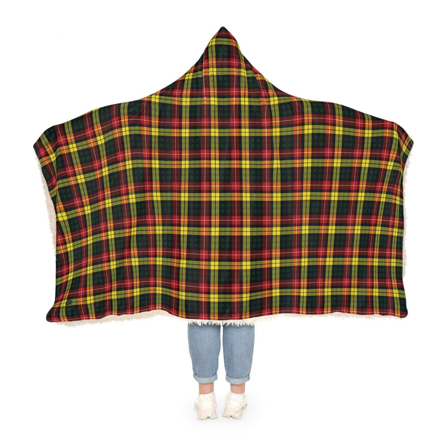 Buchanan Modern Tartan  | Cosy Hooded Tartan Blanket