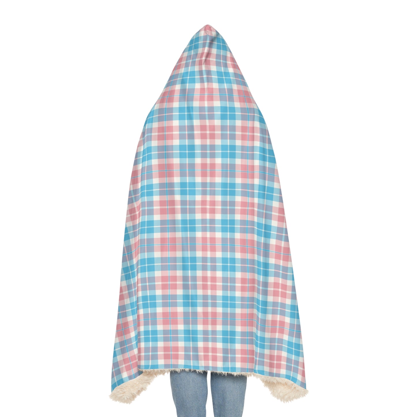 Trans Pride Tartan | Cosy Hooded Tartan Blanket