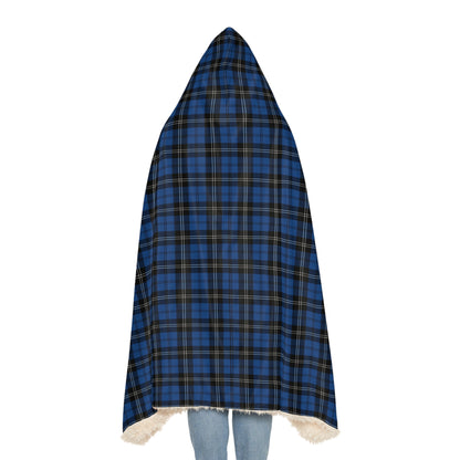 Ramsay Blue Ancient Tartan  | Cosy Hooded Tartan Blanket