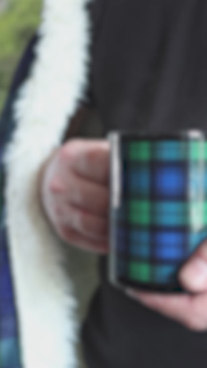 Ramsay Blue Ancient Tartan  | Cosy Hooded Tartan Blanket